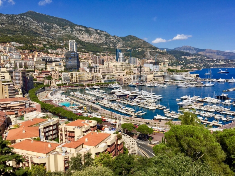 Monaco - a luxurious place on the Cote d'Azur (French Riviera)
