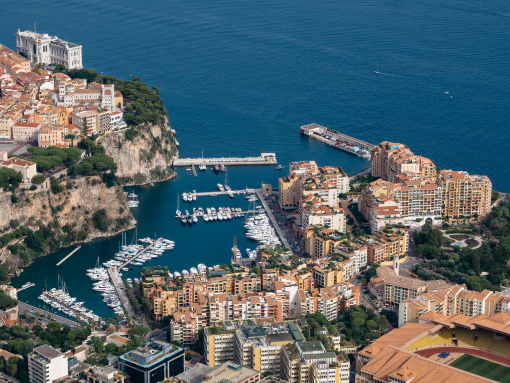 Fontvieille, a district of Monaco. A free travel guide to Monaco for you!