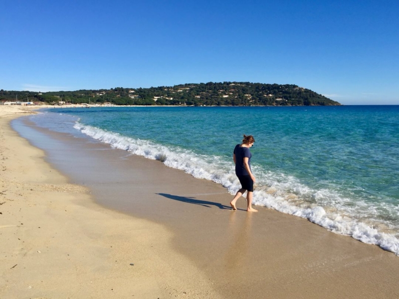 Pampelonne Beach - a sandy beach on the French Riviera