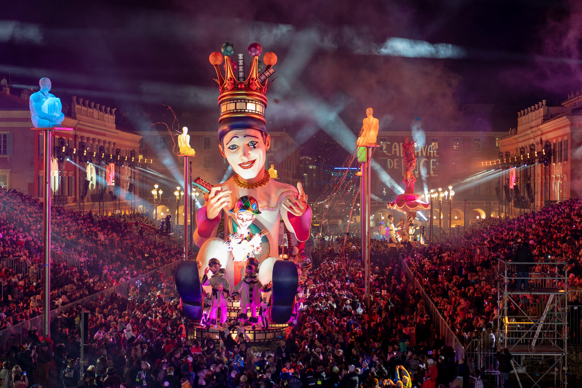 Carnival in Nice - the largest winter event on the French Riviera