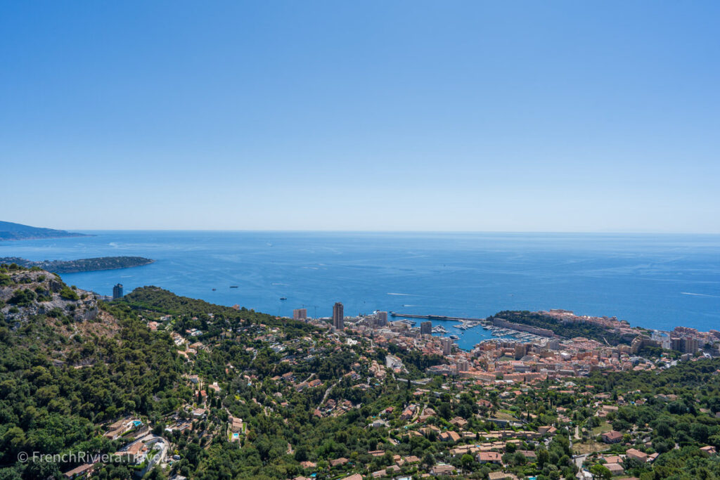 View of Monaco from La Turbie