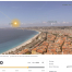 The simulator on the Castle Hill page: date, time, sun times and the time the sun disappears behind the hills.